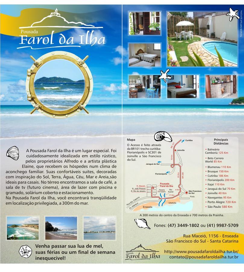 Pousada Farol Da Ilha Residencial เซาฟรานซิสโก โด ซุล ภายนอก รูปภาพ